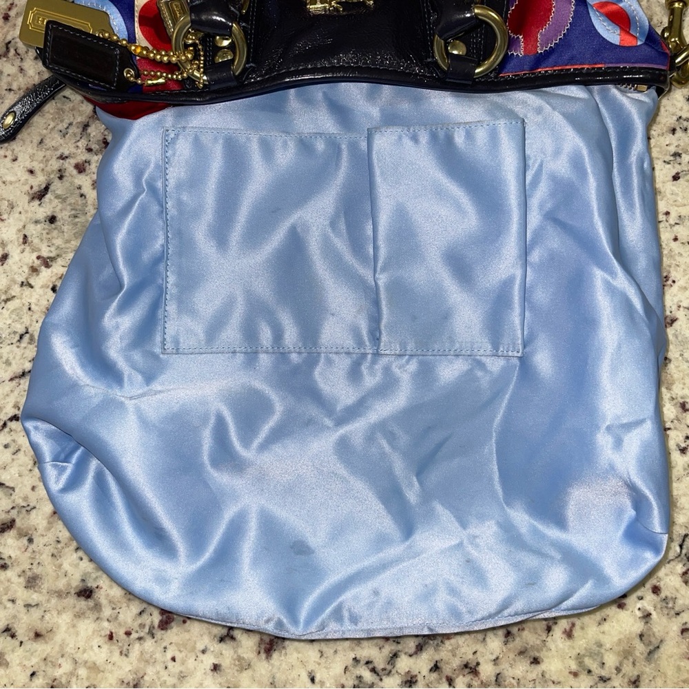 Coach Limited Edition Madison Op Art Julianne Bag Tote Handbag Purse 13253 🔥🔥🔥 - Picture 14 of 16